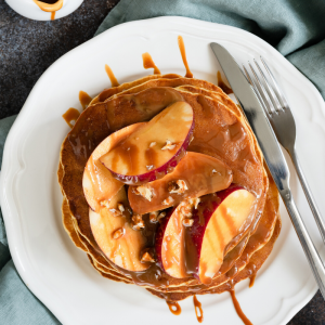 Caramel Apple Pancakes