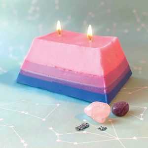 gemstone candle