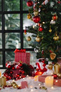 christmas tree and presents