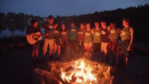 summer camp fire