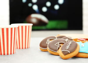 football themed cookies