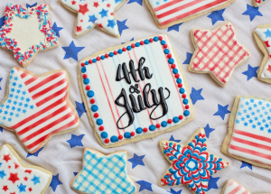 Fourth of July sugar cookies