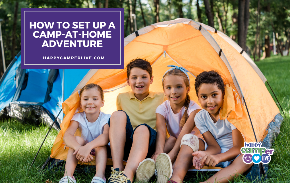 kids in a tent