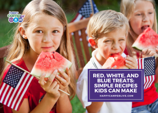 kids eating watermelon