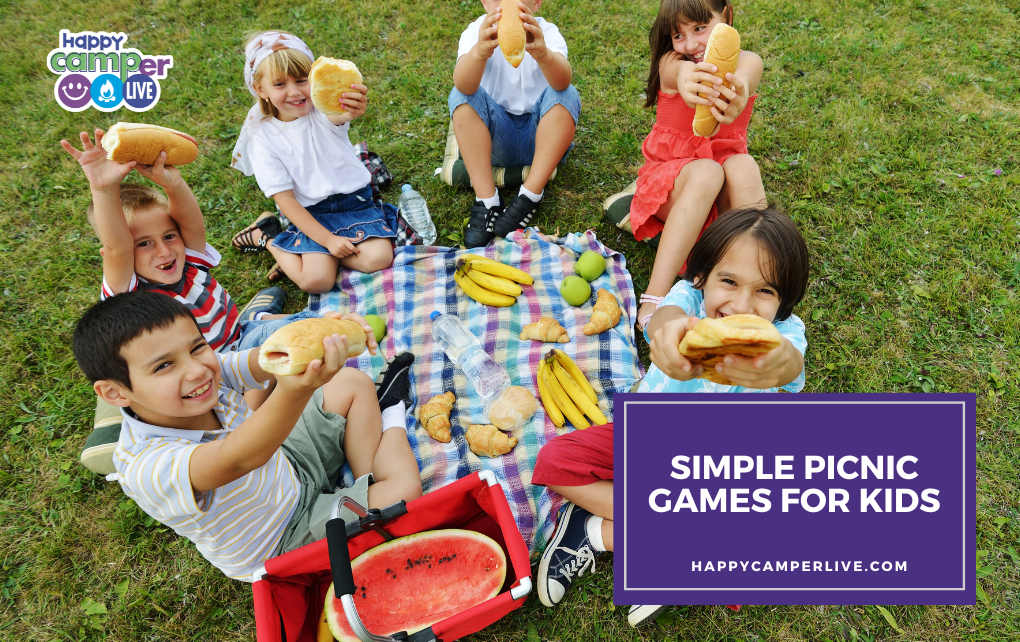 kids at a picnic