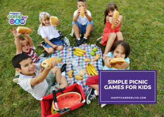 kids at a picnic