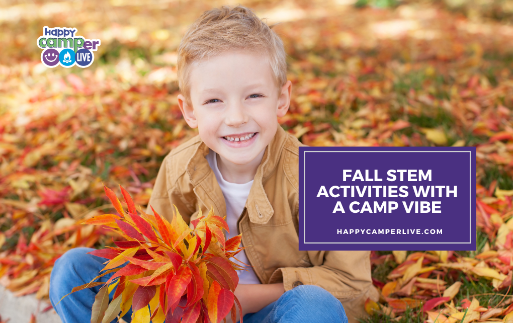 a child holds leaves