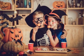 kids on Halloween