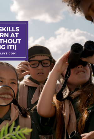 kids on a summer camp adventure