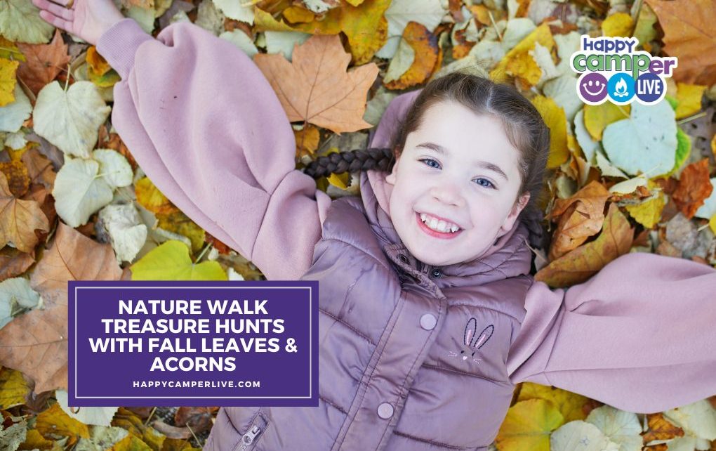 kid in leaves
